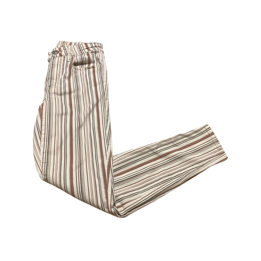 American Eagle Hi-Rise Jegging Women’s Size 6 Multi Striped Pants Skinny Jeans - Picture 4 of 14